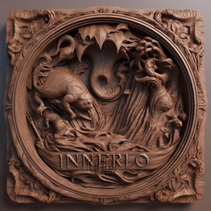 Inferno movie 1 stl model for CNC